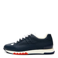 Epsom Calfskin Mens Trail Sneakers 42 Indigo White
