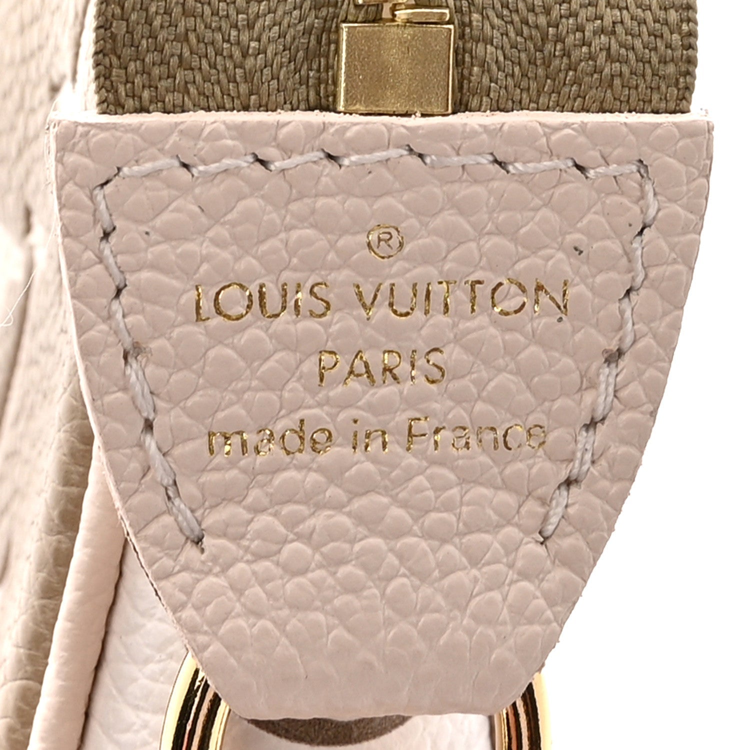Empreinte Spring in the City Mini Pochette Accessories Kaki Beige Cream
