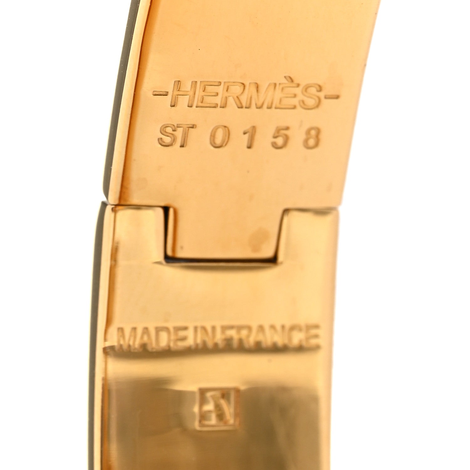 Enamel Narrow Clic Clac H Bracelet PM Black