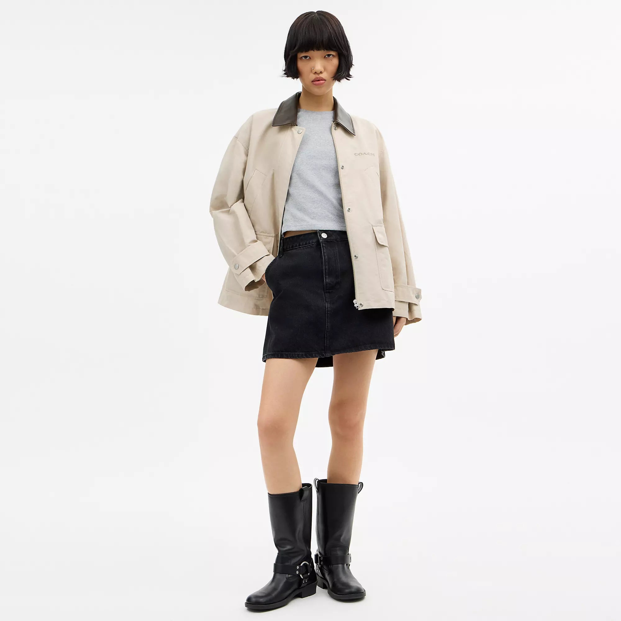 Coach Outlet Waxed Country Jacket