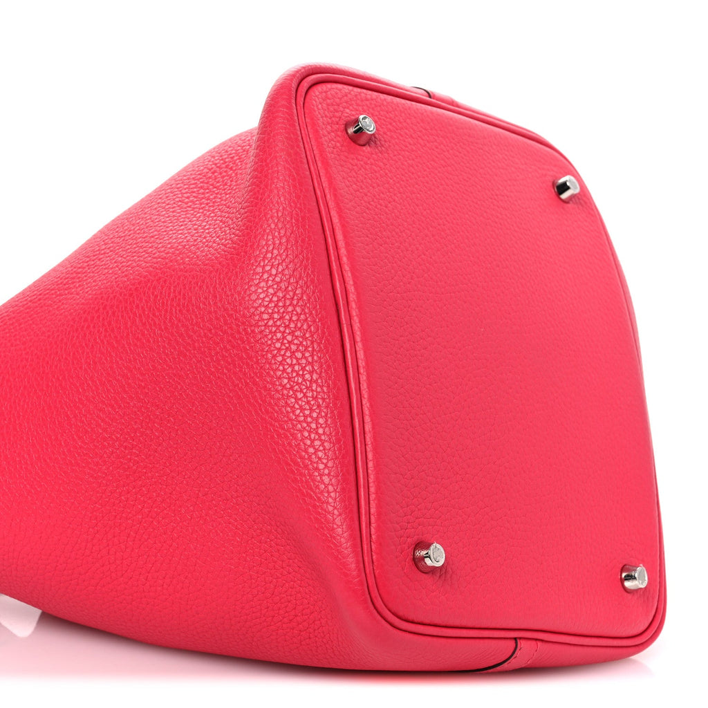 Taurillon Clemence Picotin Lock 22 MM Rose Extreme