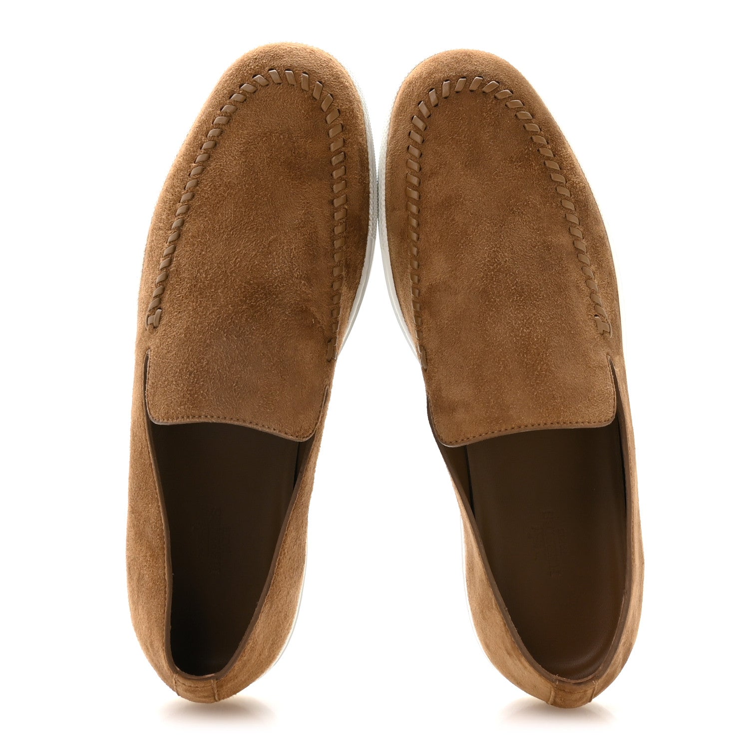 Suede Goatskin Mens Julian Loafers 42 Brun Frume