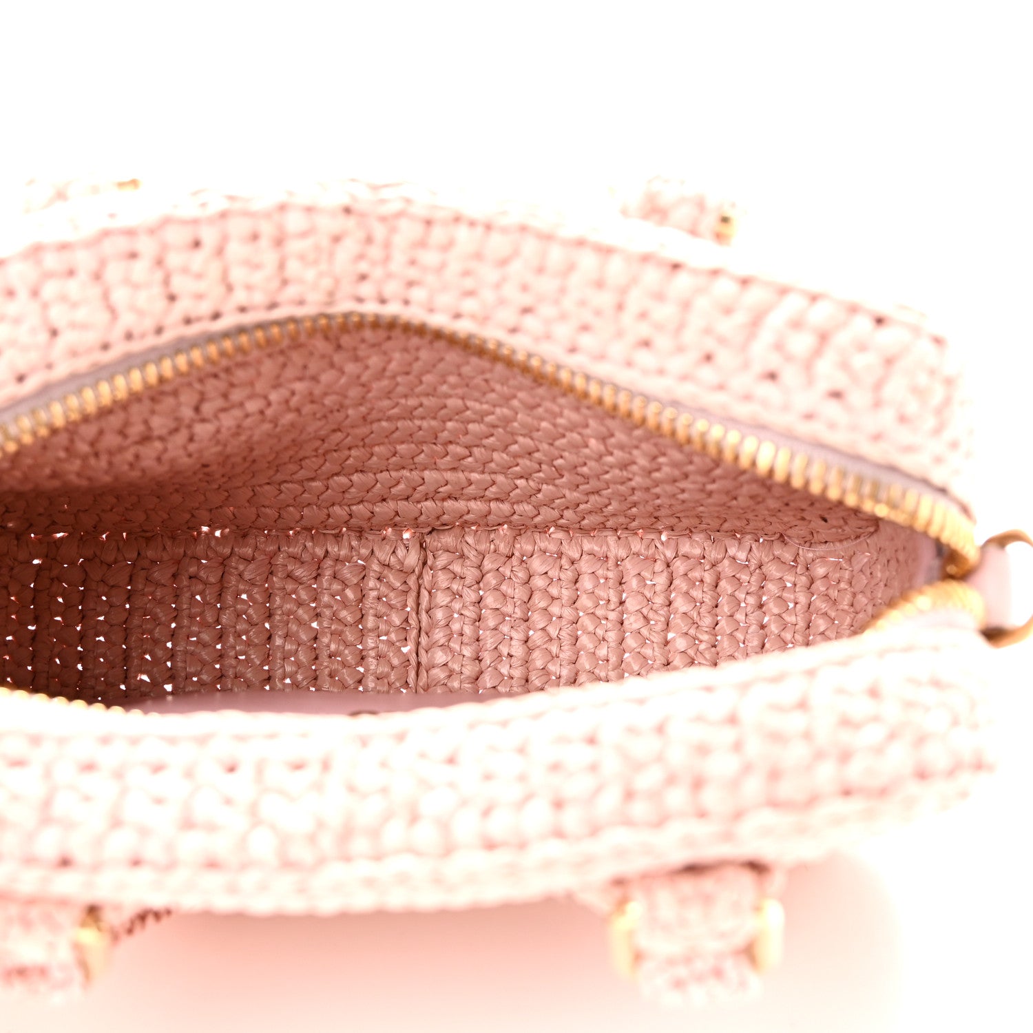 Crochet Calfskin S Narrow Arcadie Alabaster Pink