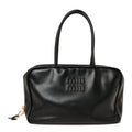 Soft Calf Softy Large Beau Top Handle Bag Black