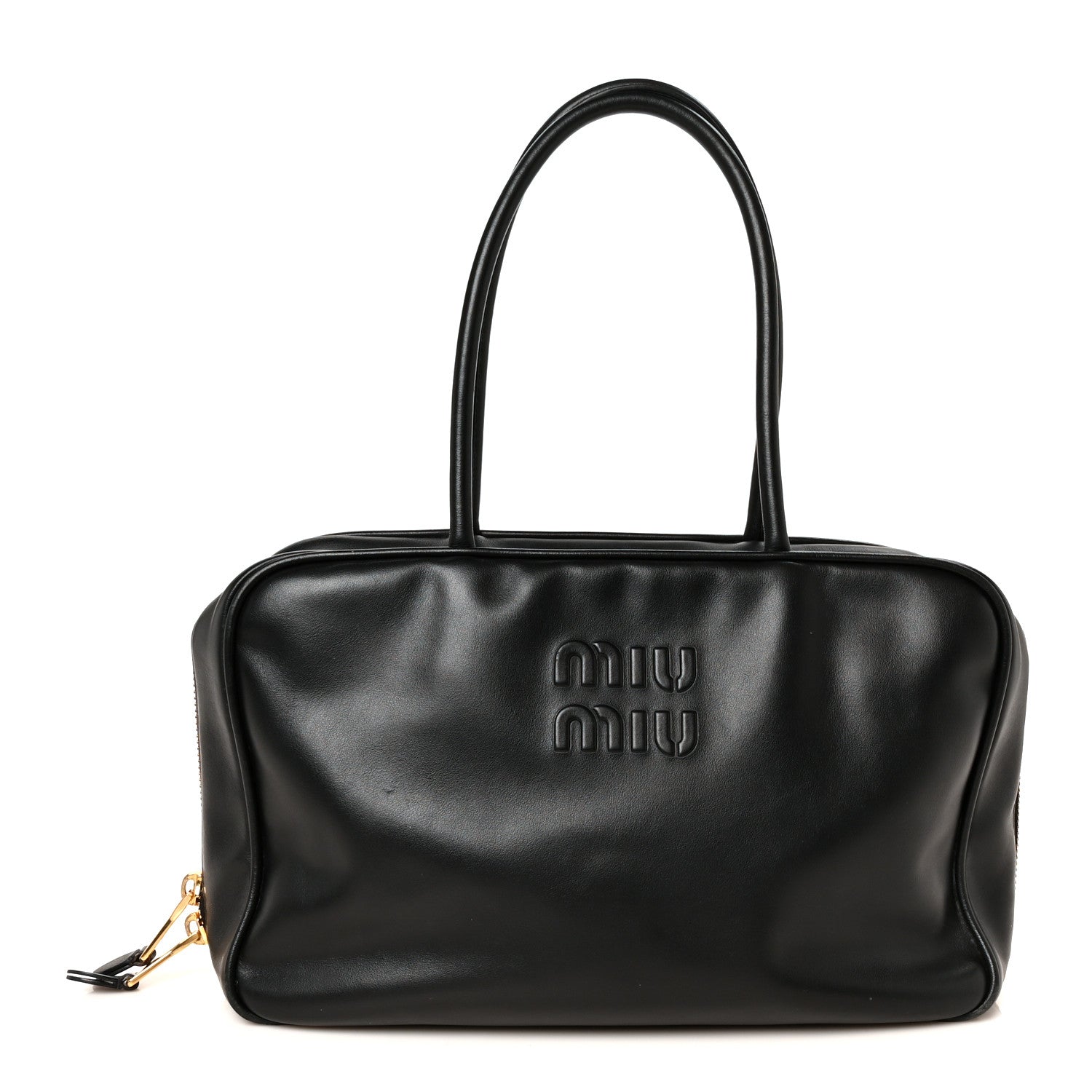 Soft Calf Softy Large Beau Top Handle Bag Black