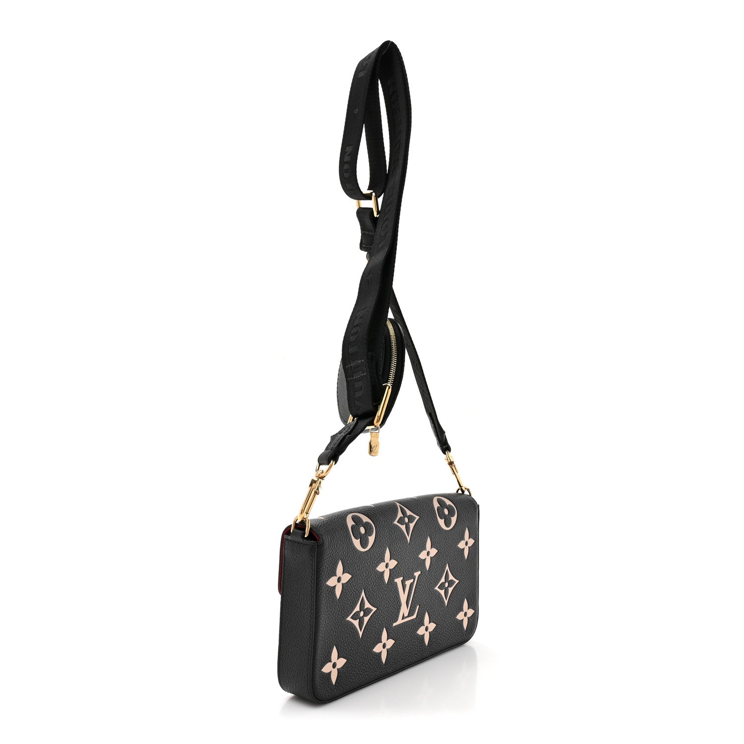 Empreinte Monogram Giant Felicie Pochette Black Beige