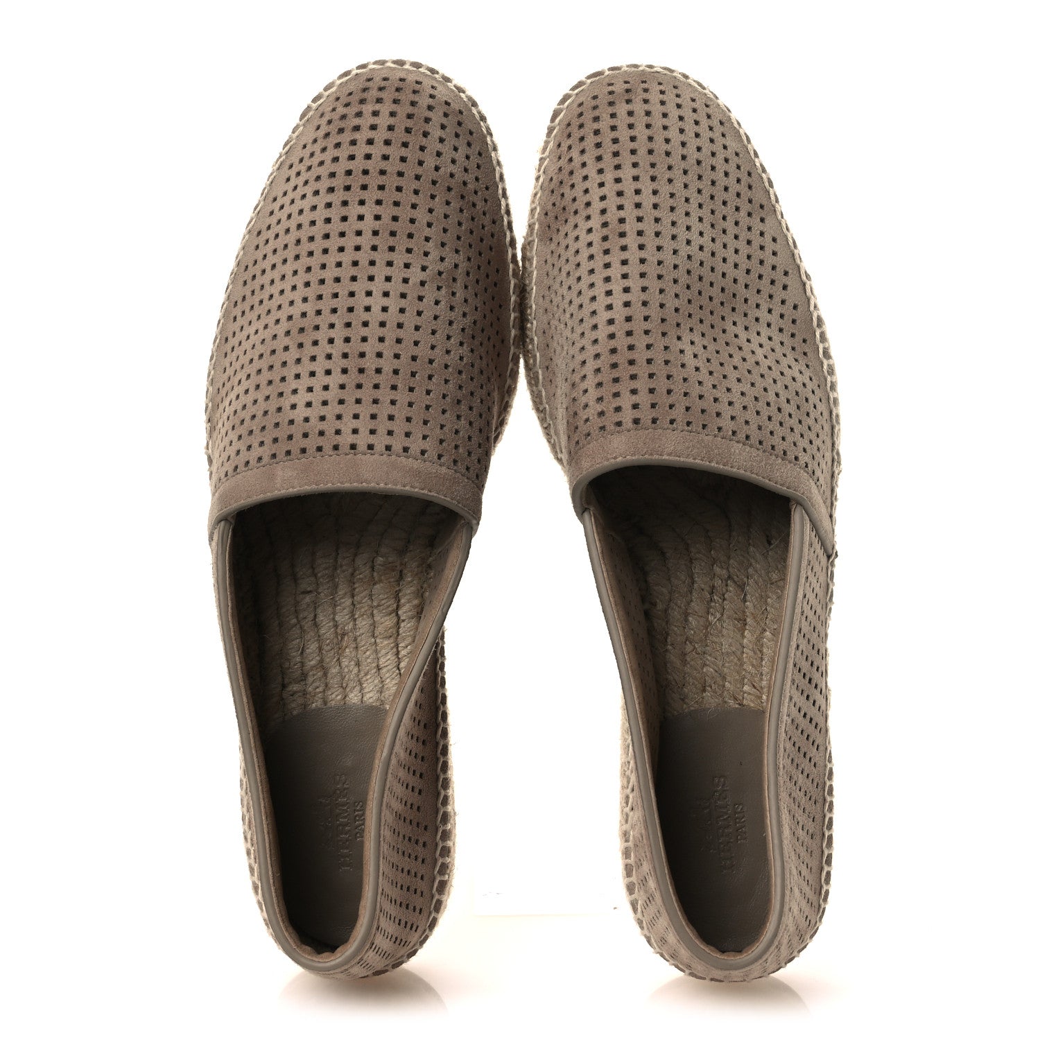 Suede Goatskin Mens Enrique Espadrilles 42 Beige Sable