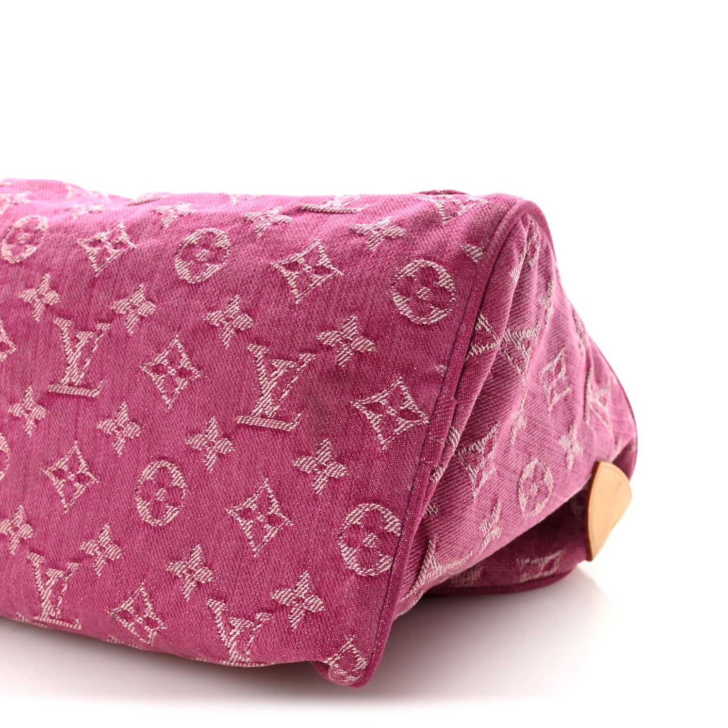 Monogram Denim Neo Speedy Fuchsia