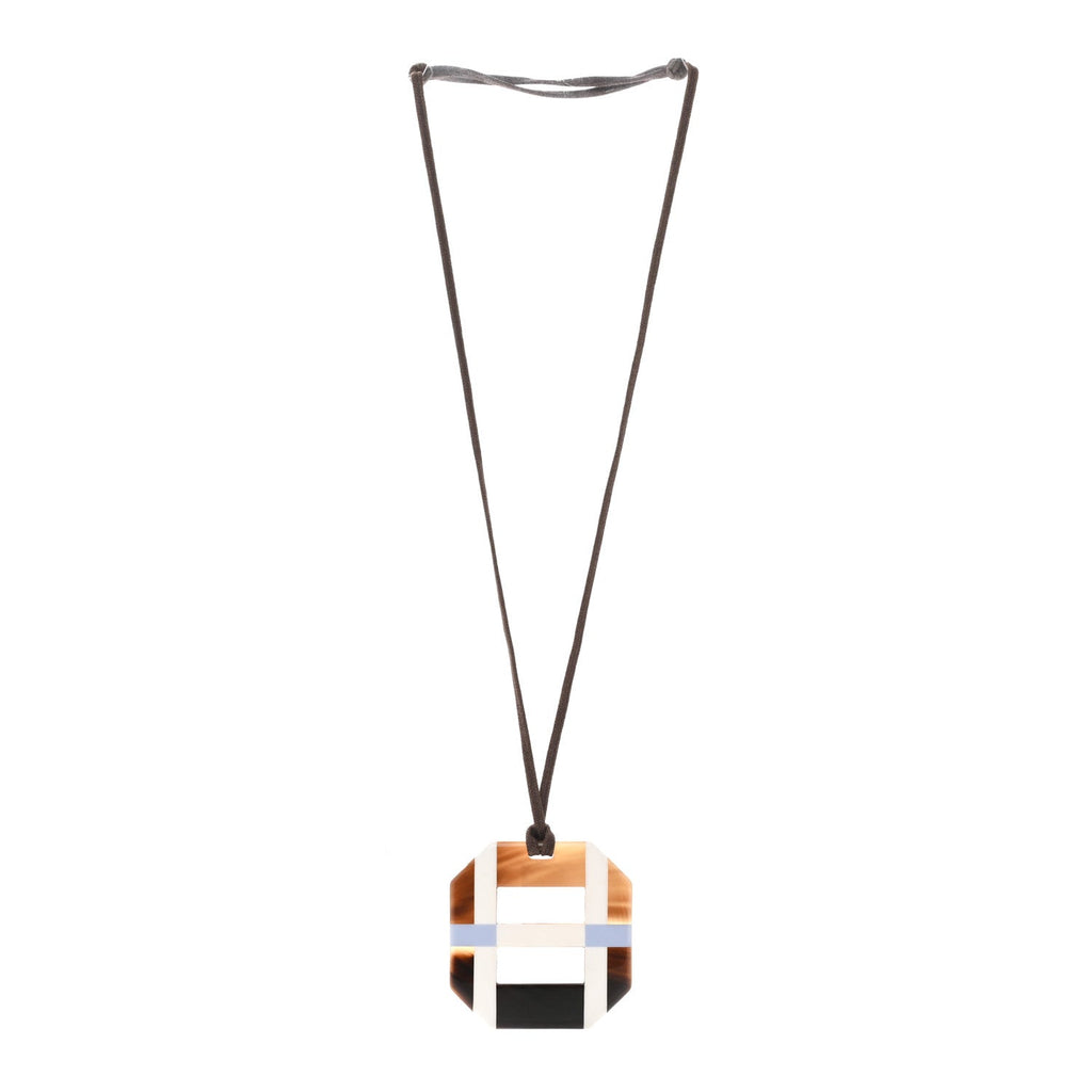 Horn Lacquer Opus Octagonal Necklace