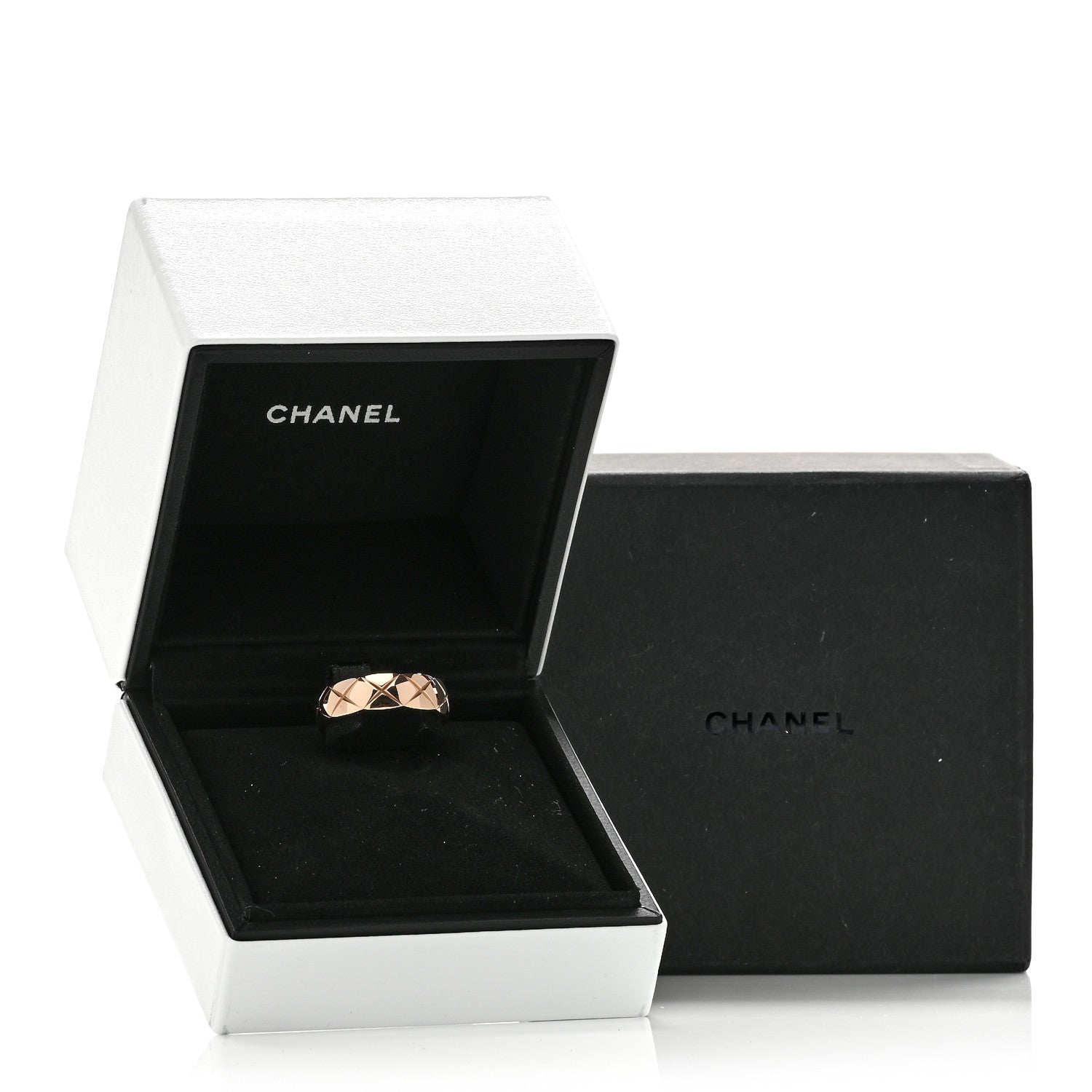 18K Beige Gold Small Coco Crush Ring 62 10