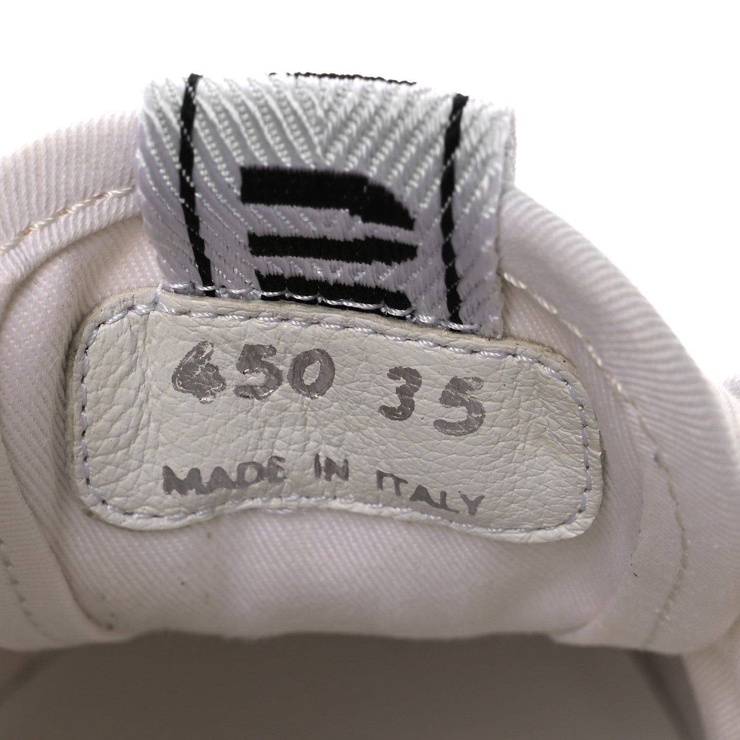 Gabardine Crystal Low Sneakers 35 Bianco