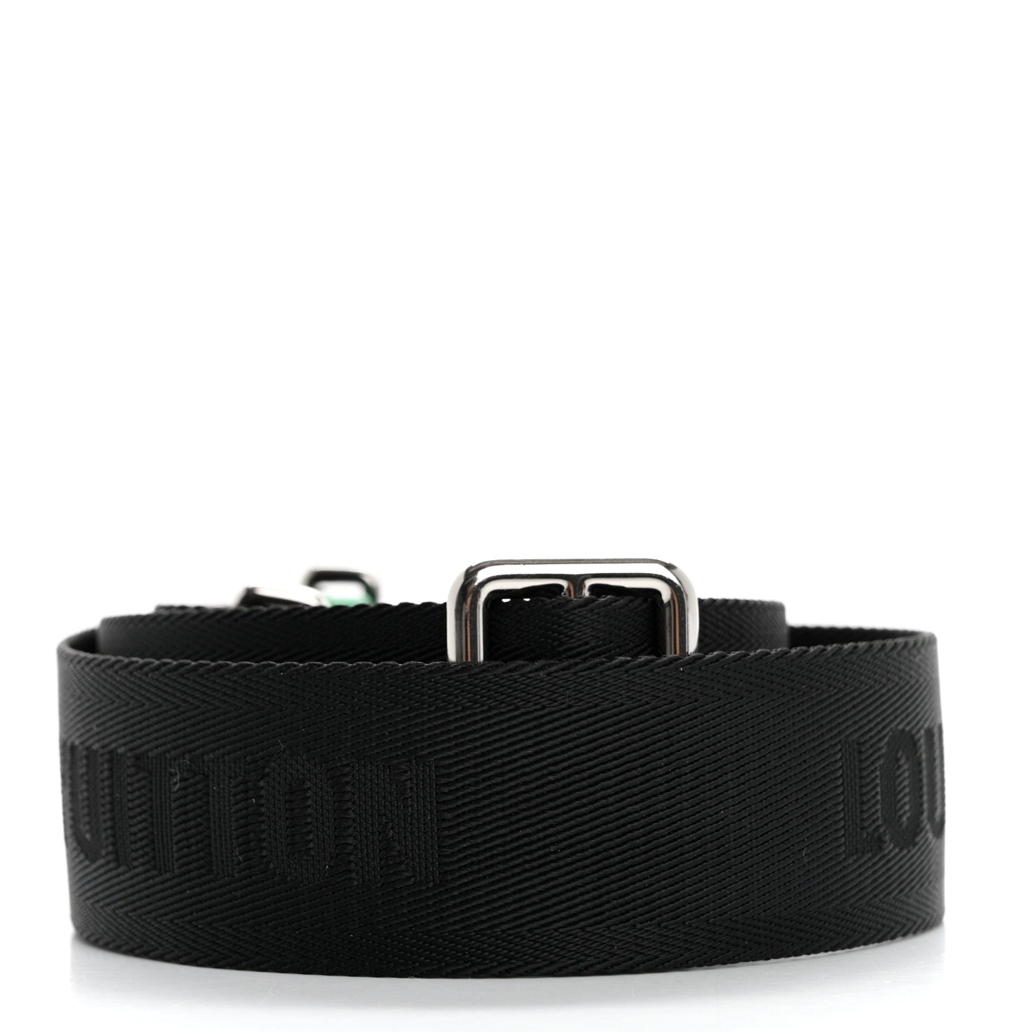 Nylon Alpha Messenger Strap Black Cactus Green