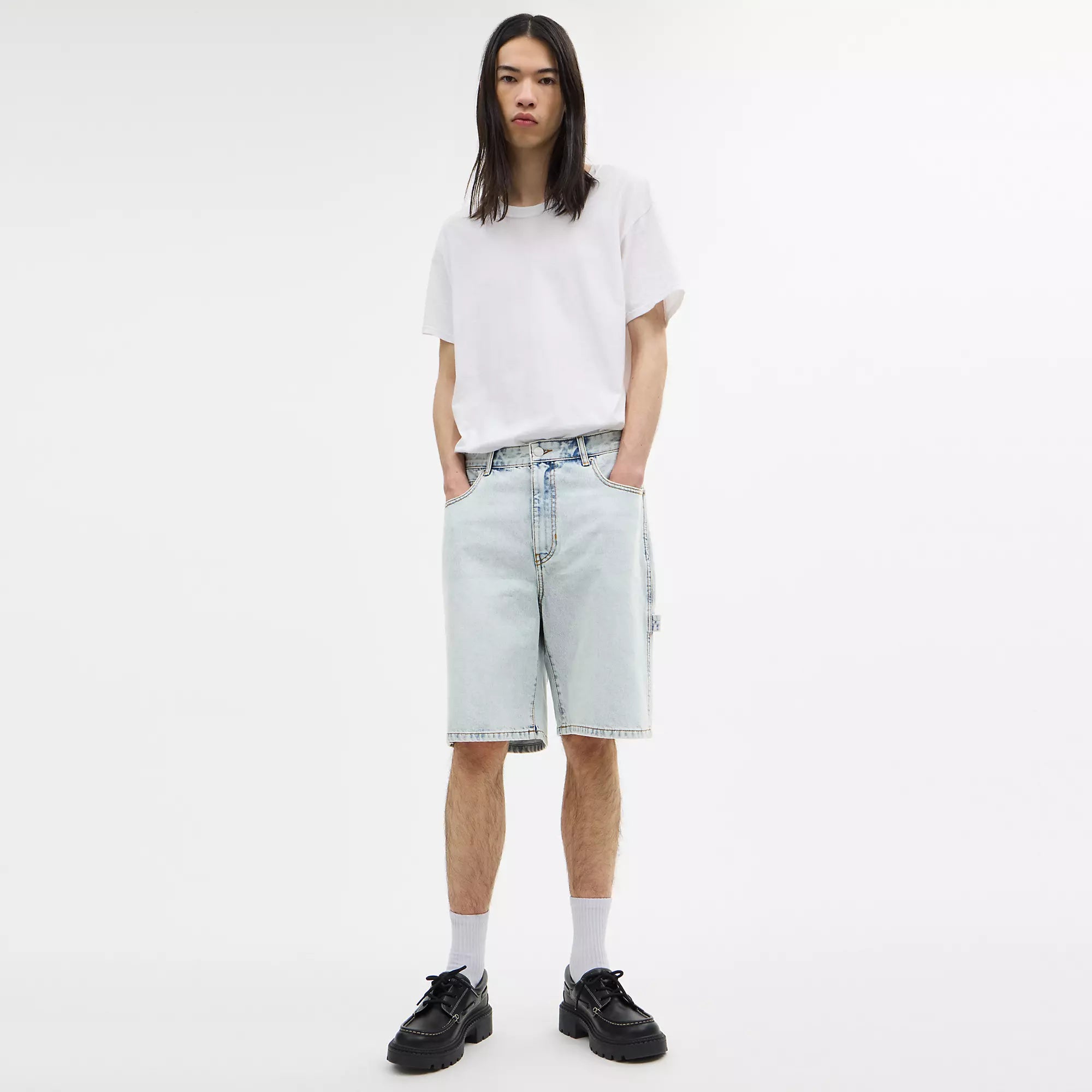 Coach Outlet Signature Denim Shorts