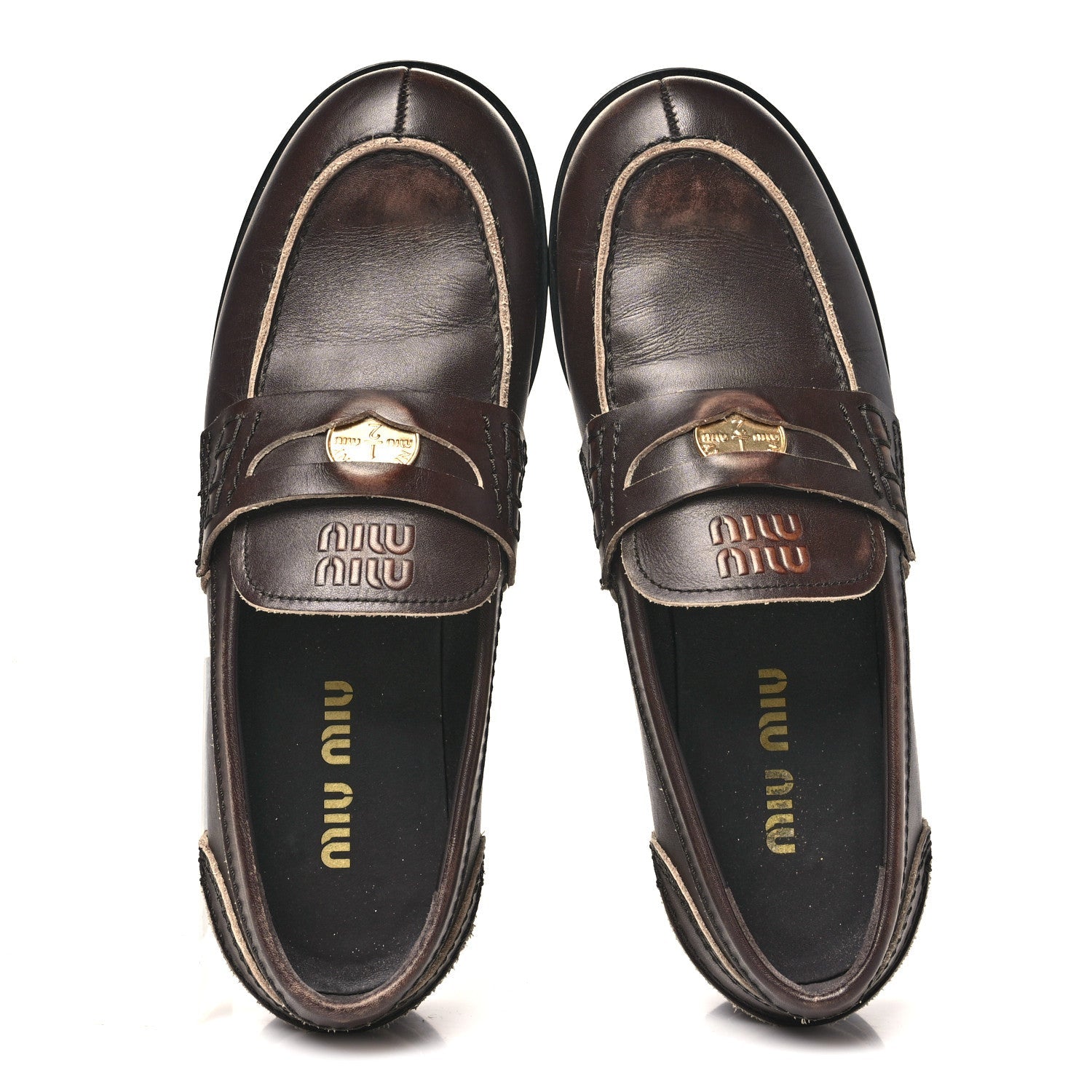 Spazzolato Penny Loafer 39 Ebony