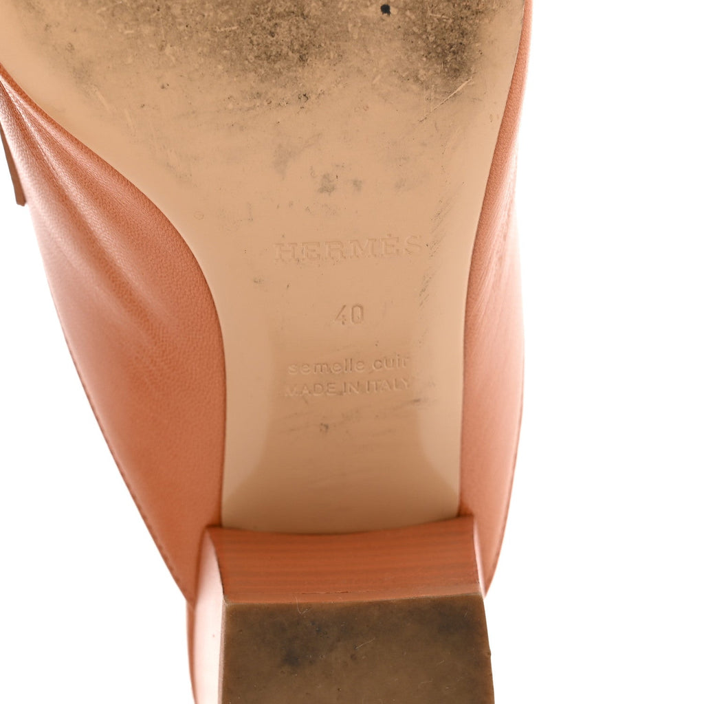Calfskin Alma Sandals 40 Havane