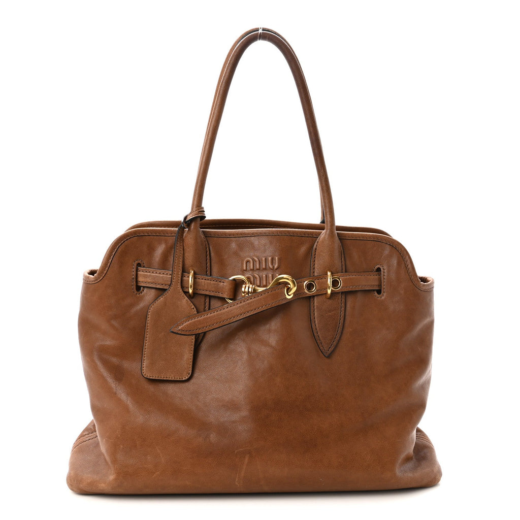 Nappa Aviator Medium Aventure Bag Rovere
