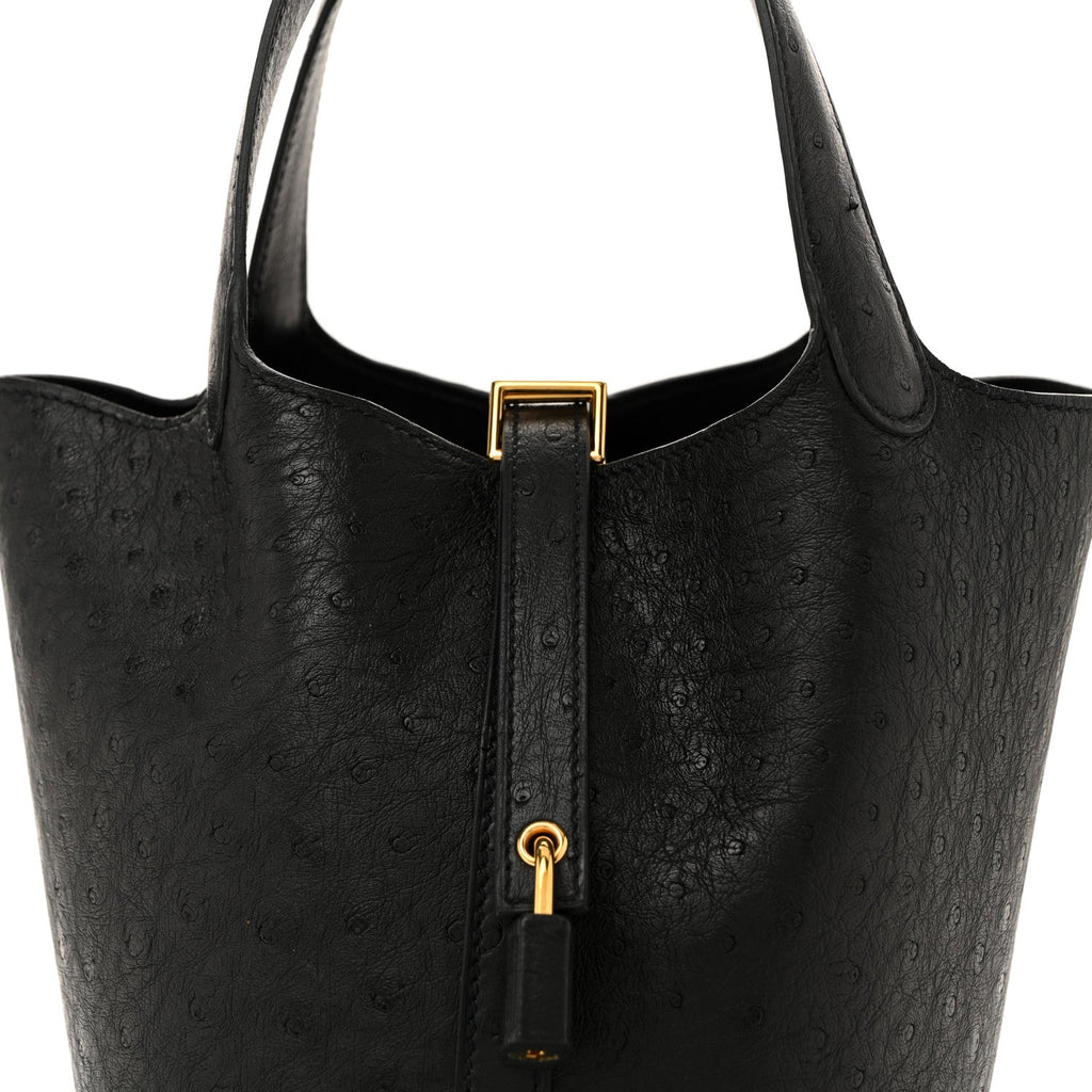 Ostrich Picotin Lock 18 Black