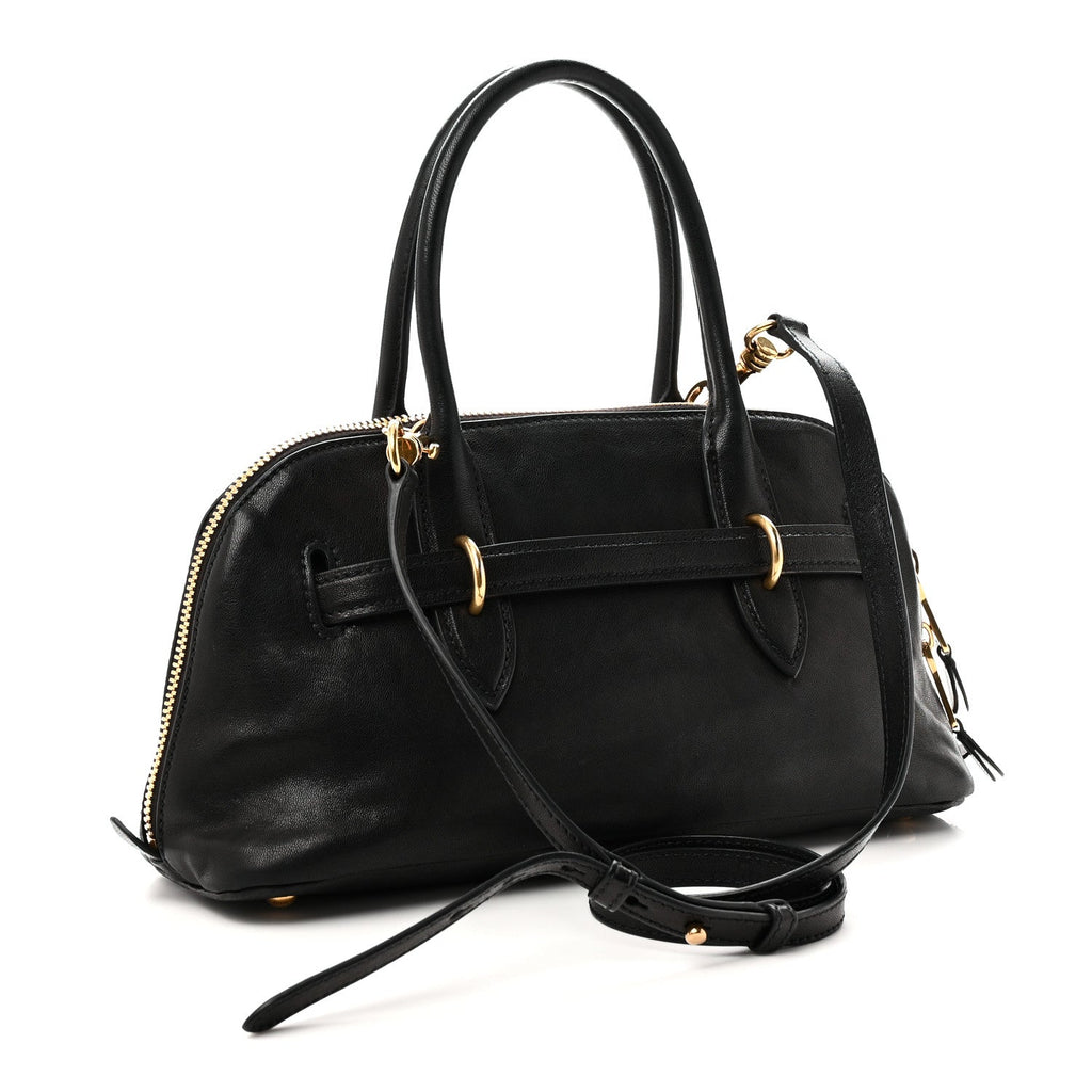 Nappa Aviator Regular Aventure Bag Black