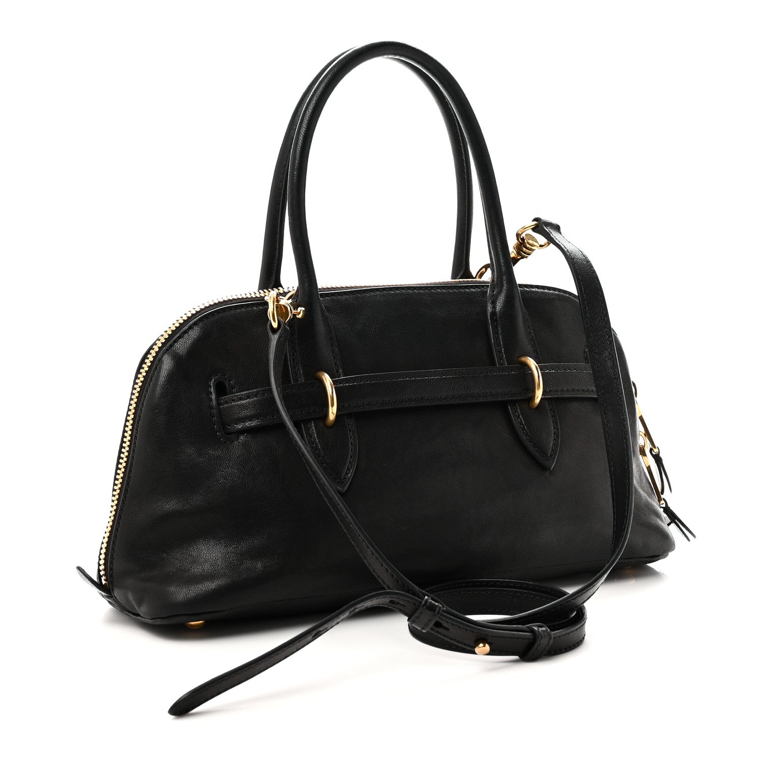 Nappa Aviator Regular Aventure Bag Black