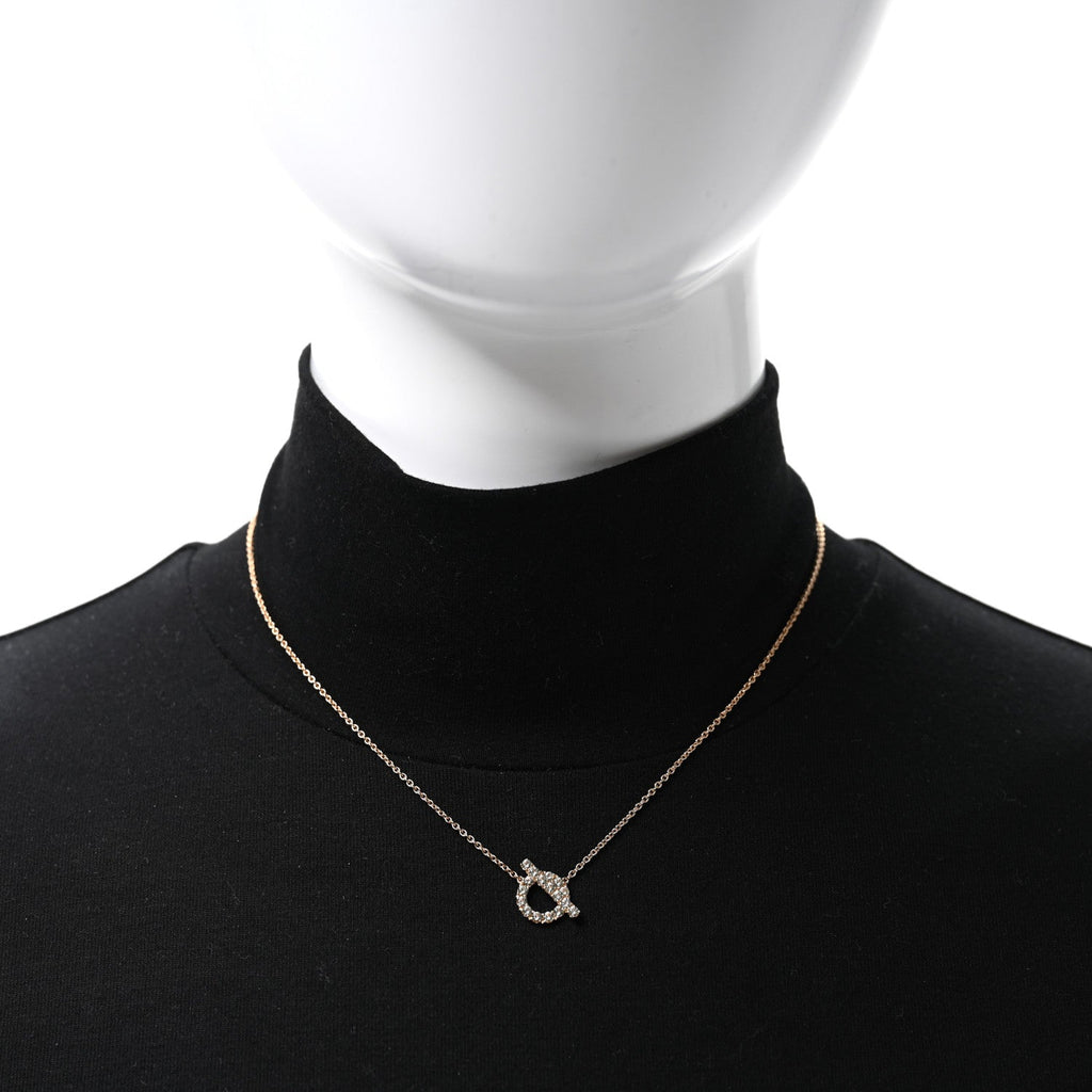 18K Rose Gold Green Sapphire Finesse Pendant Necklace