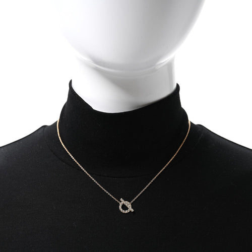 18K Rose Gold Green Sapphire Finesse Pendant Necklace