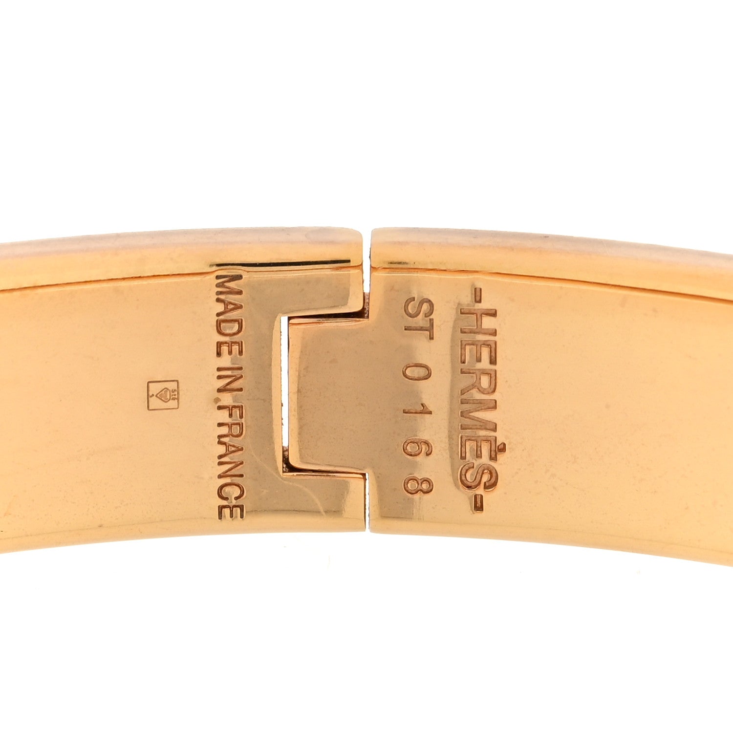 Enamel Narrow Clic Clac H Bracelet GM Bleu Polaire