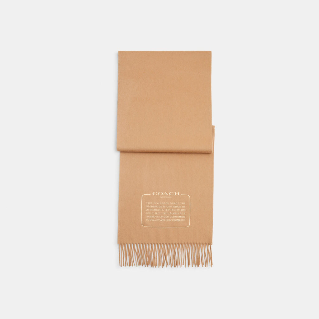 Coach Outlet Embroidered Patch Cashmere Muffler