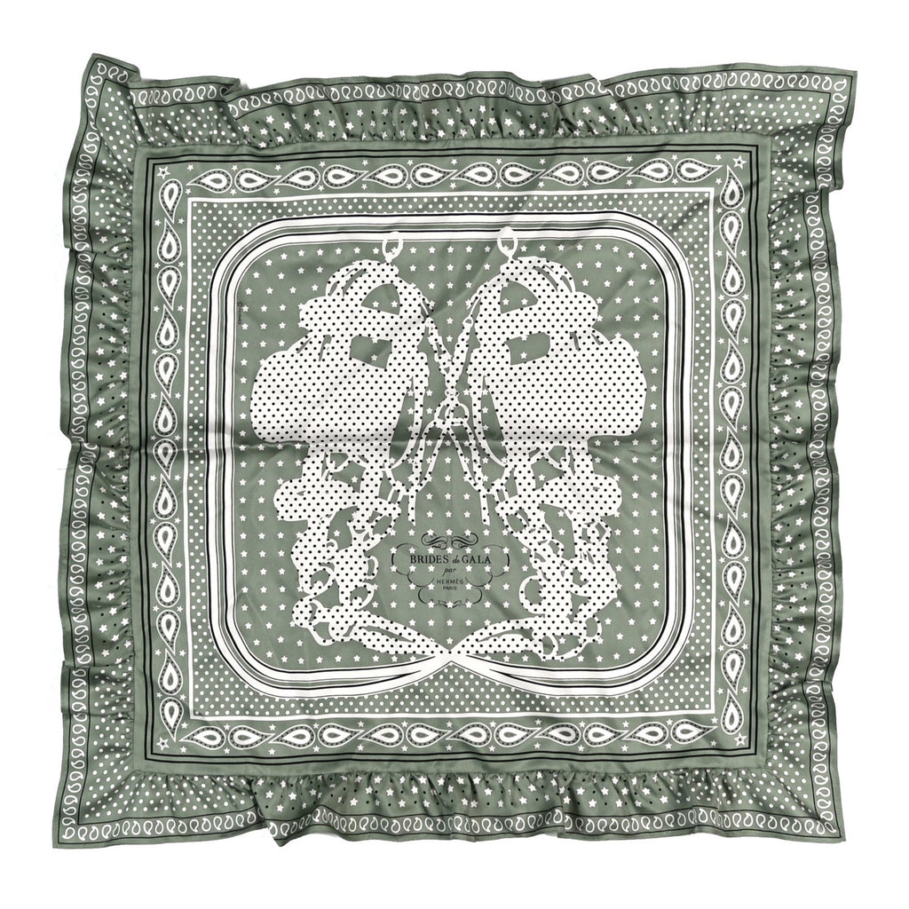 Silk Brides De Gala Bandana A Pois Scarf 70