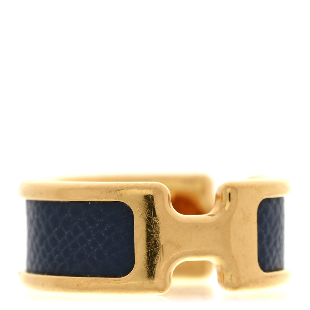Madame Calfskin Olympe Ring M 55 7.25 Deep Bleu