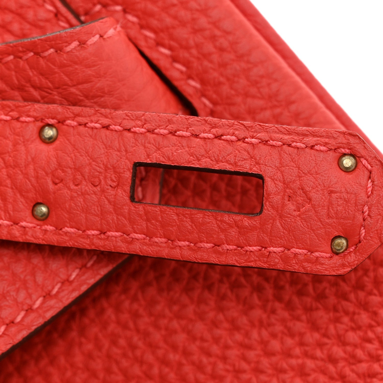 Togo Birkin 30 Rouge Pivoine