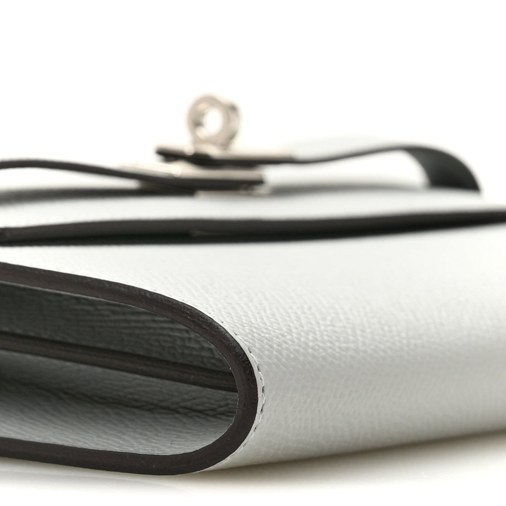 Epsom Kelly Wallet To Go Gris Pantin