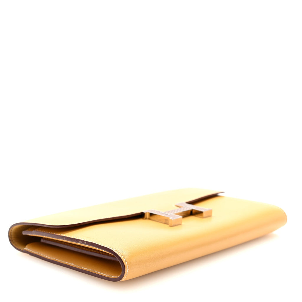 Tadelakt Lizard Constance Long Wallet Sable Cecil