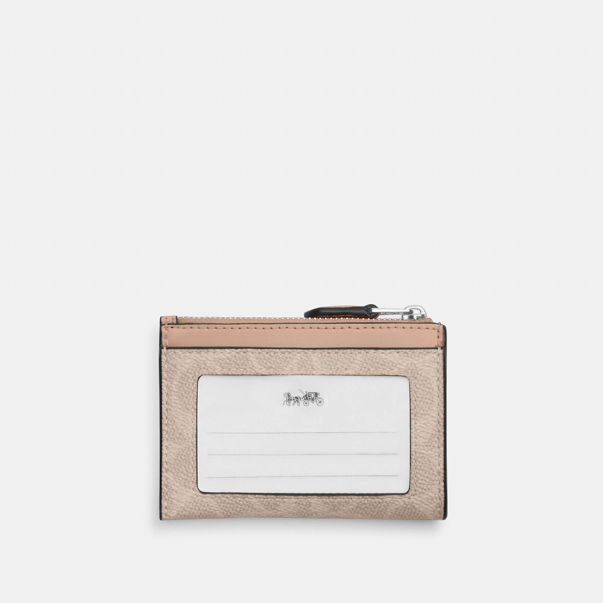 Coach Outlet Mini Skinny Id Case In Signature Canvas