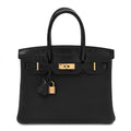 Togo Matte Alligator Birkin Touch 30 Black