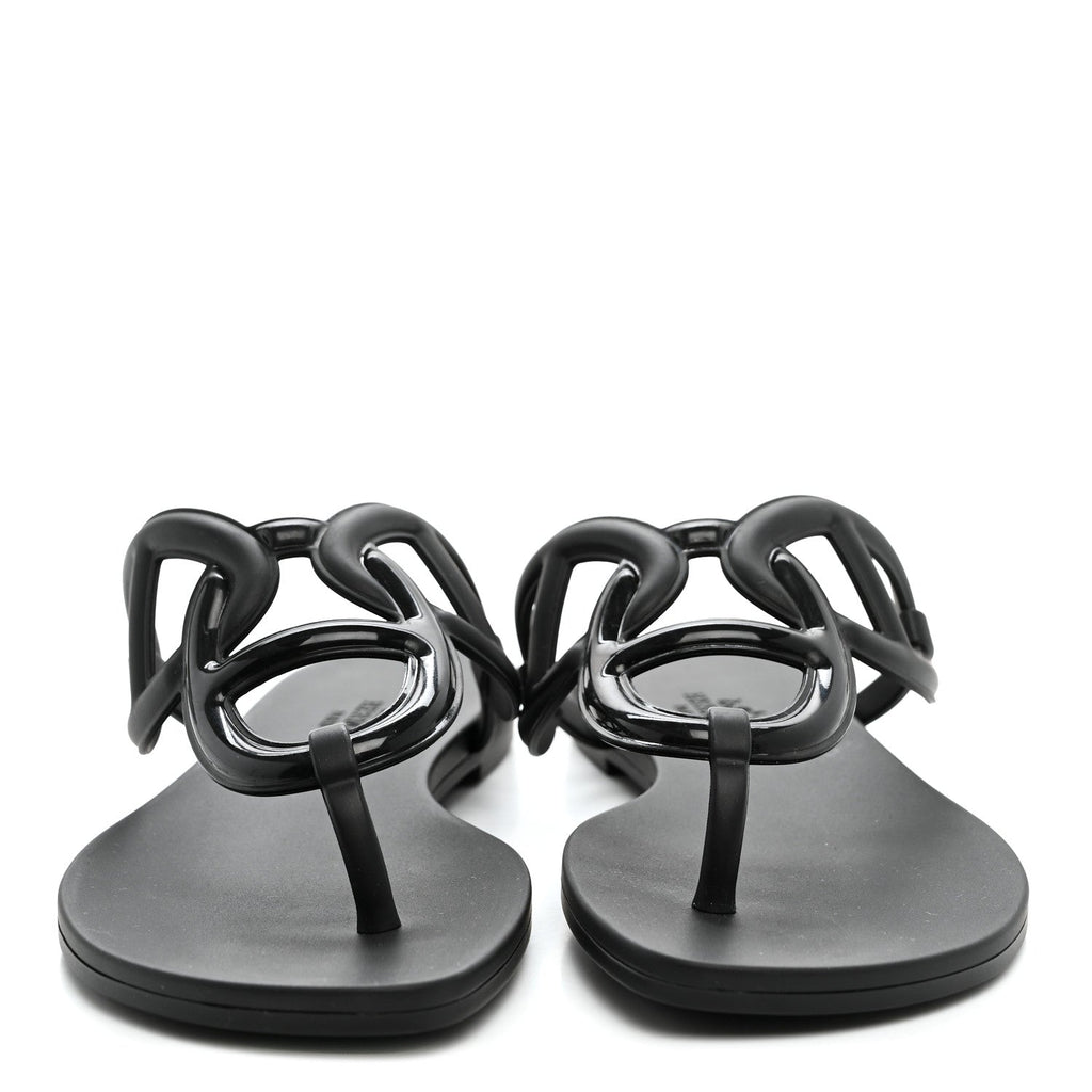 Rubber Womens Egerie Sandals 36 Black