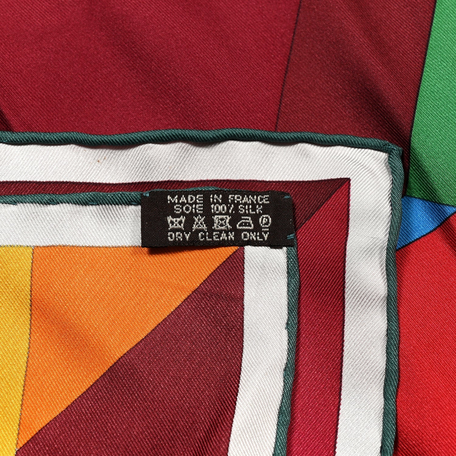 Silk Perspective Cavaliere 90 Twill Orange Rouge H Vert
