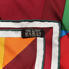 Silk Perspective Cavaliere 90 Twill Orange Rouge H Vert