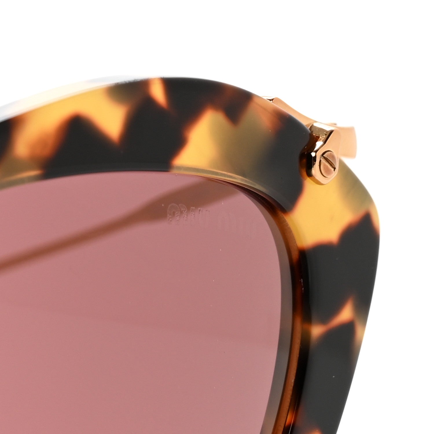 Acetate Metal Cat Eye Sunglasses SMU10N Tortoise