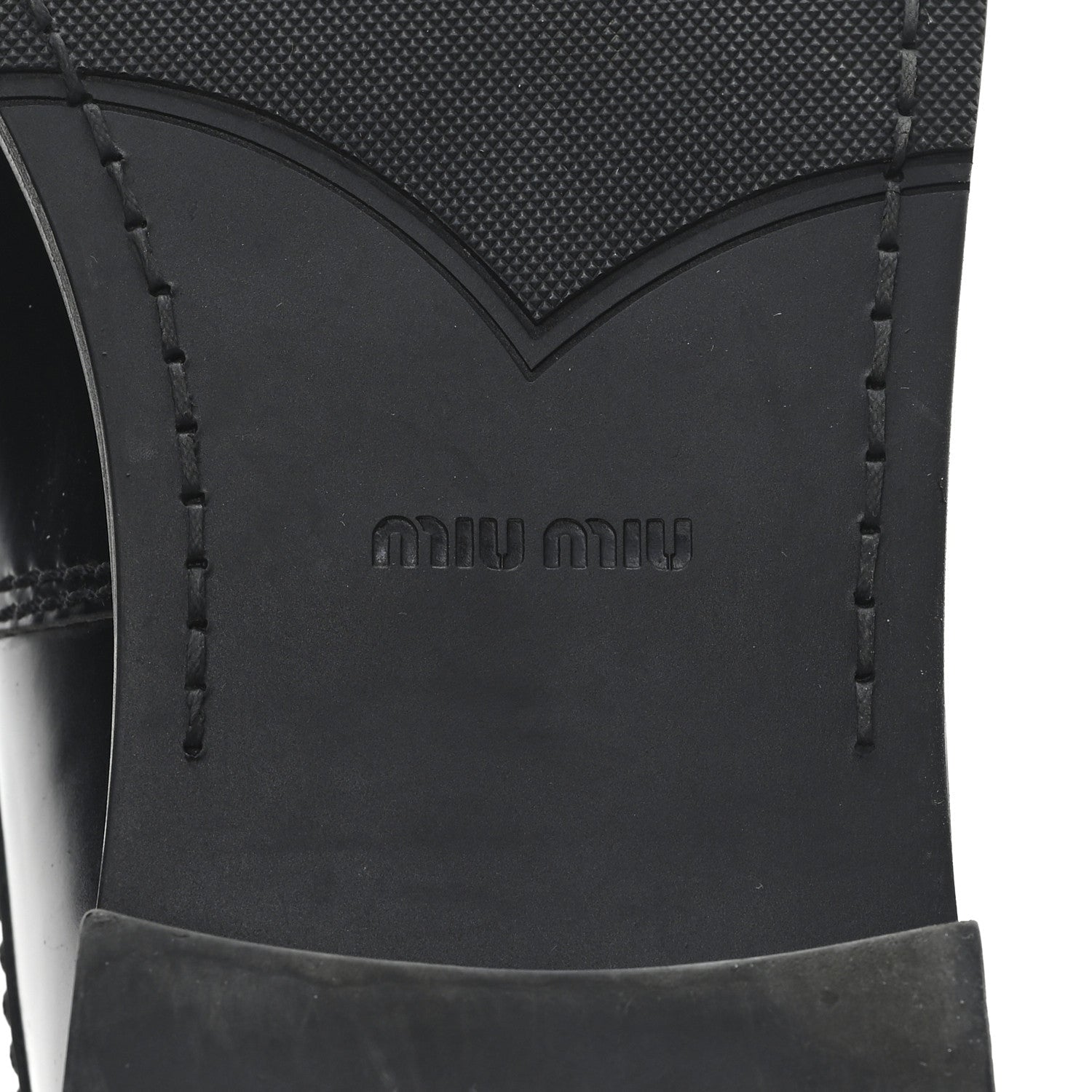 Spazzolato Penny Loafer 39 Black White