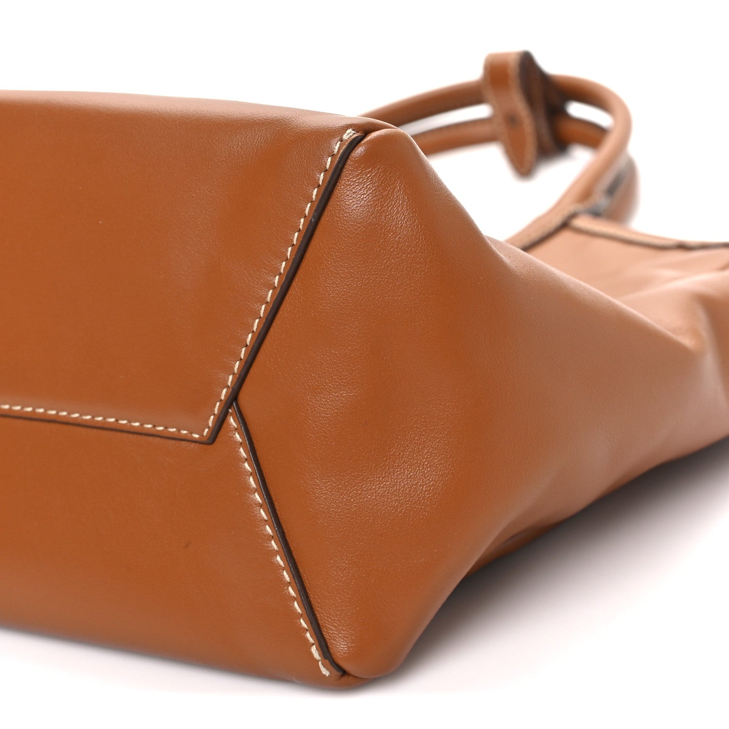Soft Calf Softy Small Ivy Tote Bag Caramel