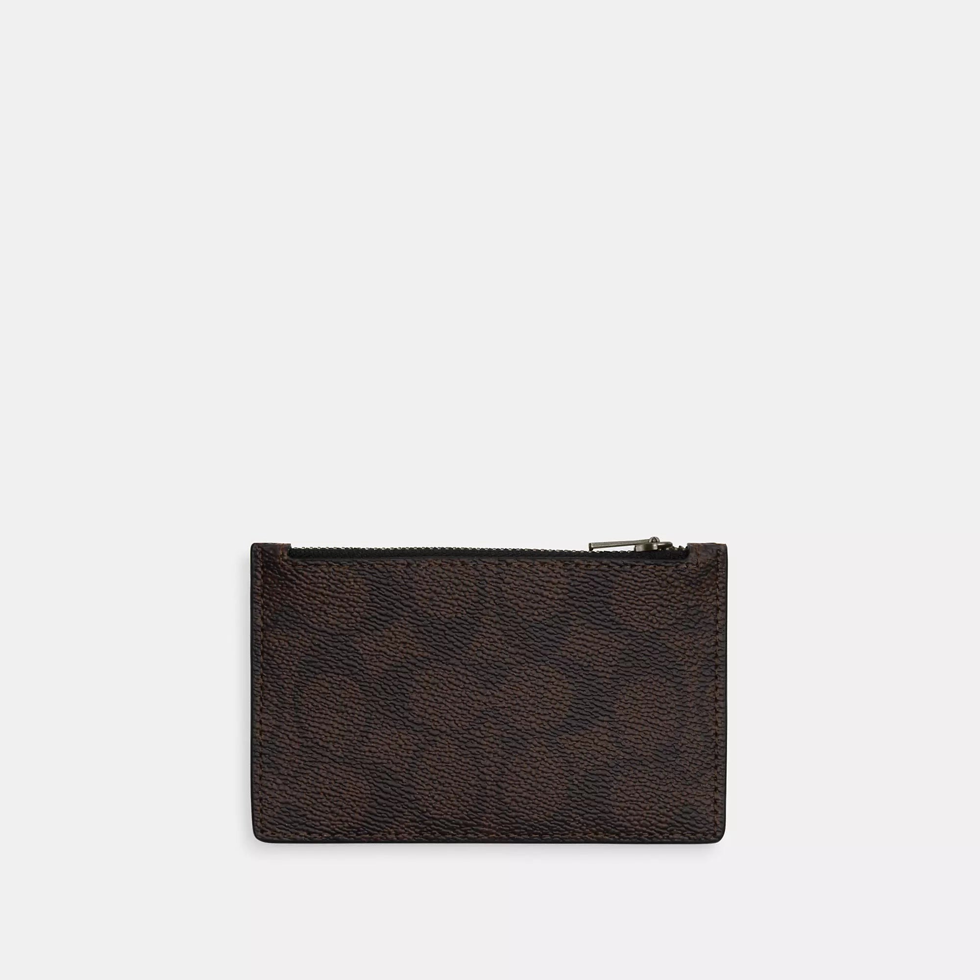 Coach Outlet Zip Card Case In Signature