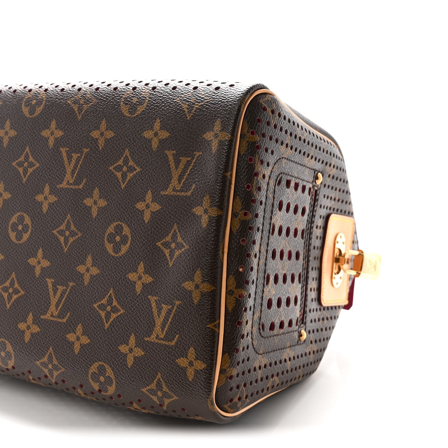 Monogram Perforated Speedy 30 Fuchsia
