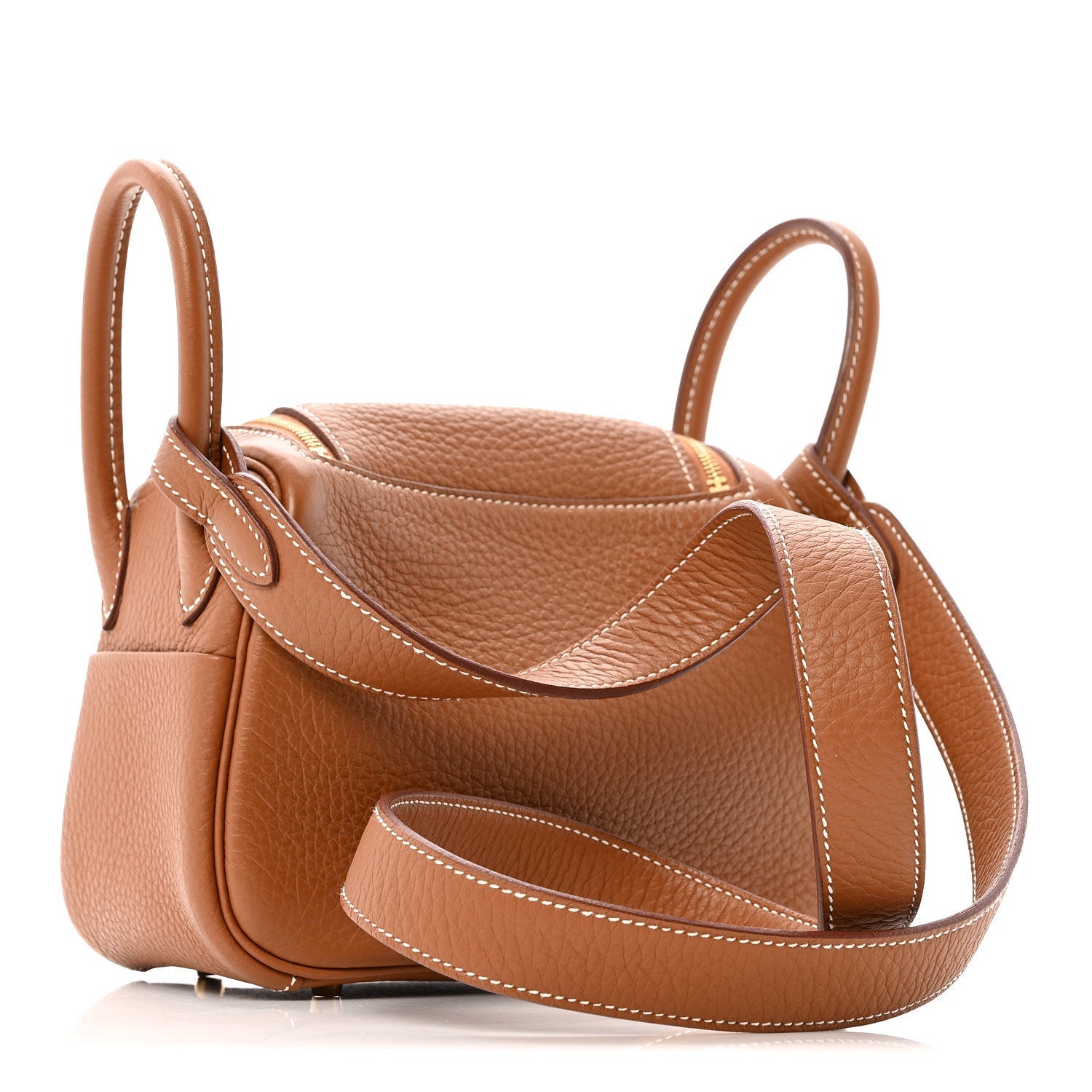 Taurillon Clemence Mini Lindy 20 Gold