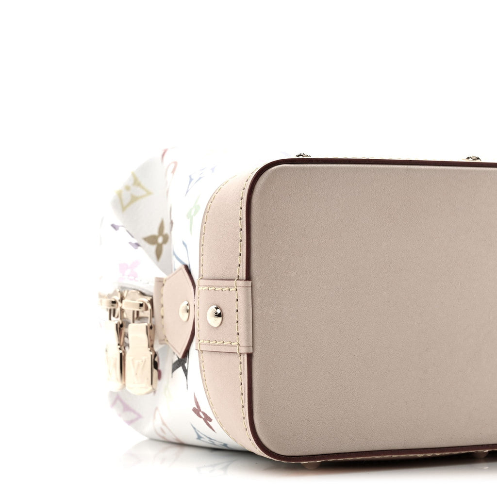 LV x TM Monogram Multicolor Cosmetic Pouch GM White