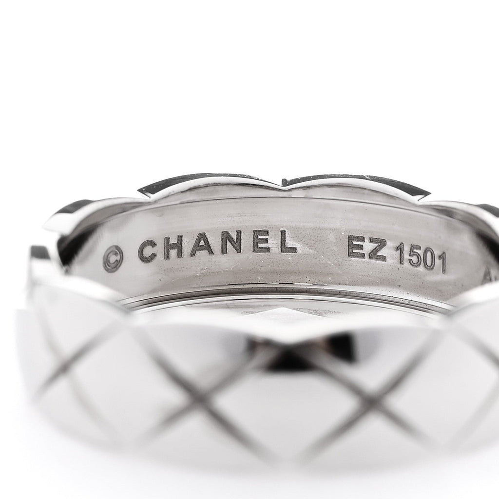 18K White Gold Small Coco Crush Ring 62 10
