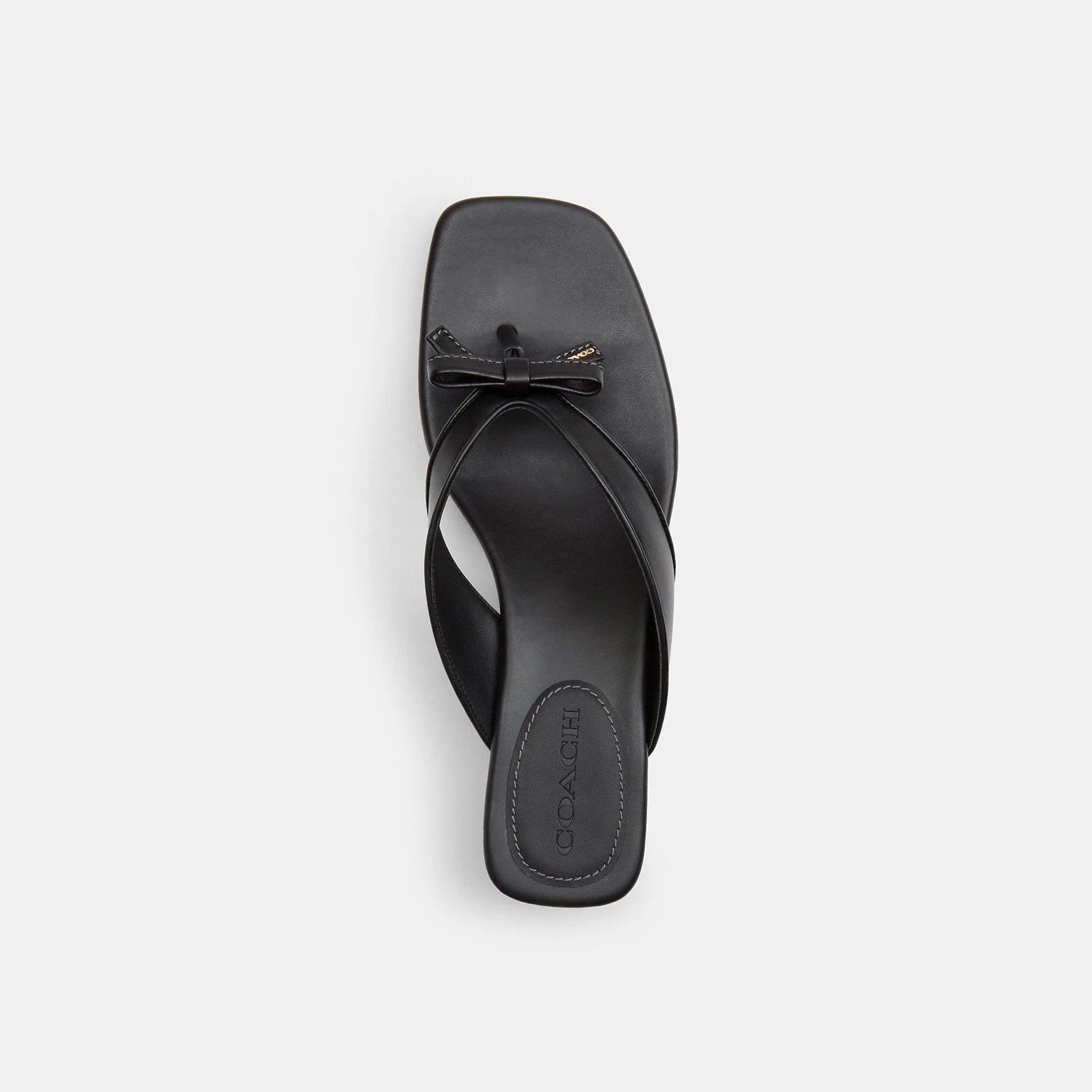 Coach Outlet Bow Thong Kitten Heel