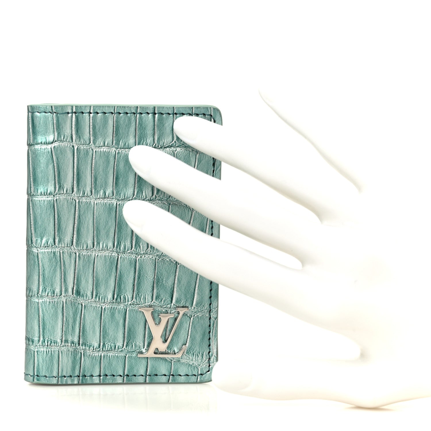 Crocodile Pocket Organizer Bleu Pool