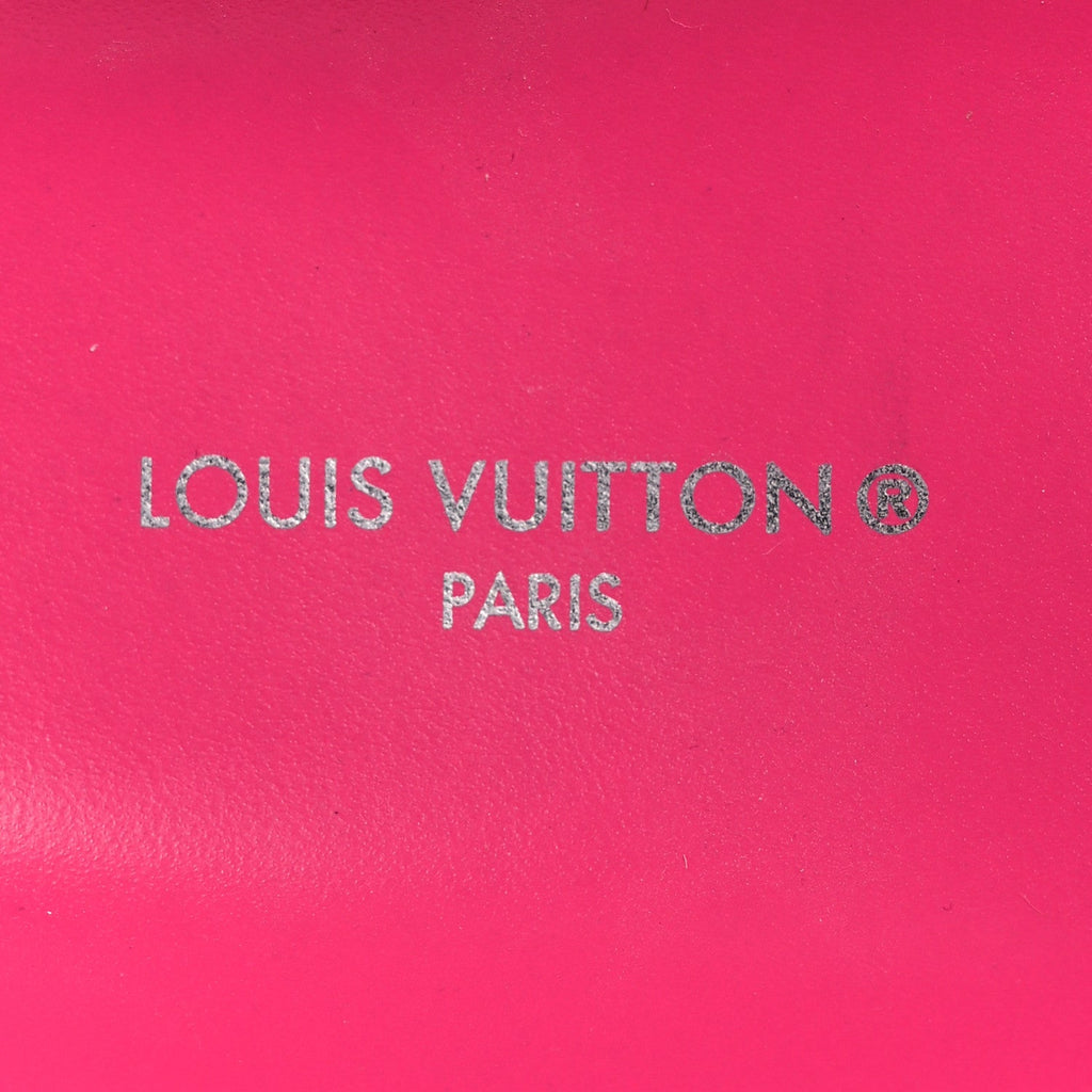 Technical Fabric Embossed Monogram Pool Pillow Comfort Mules 37 Fuchsia