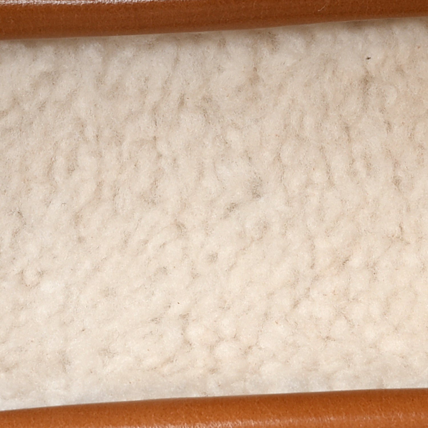 Shearling Calfskin Arcadie Top Handle Bag Cognac
