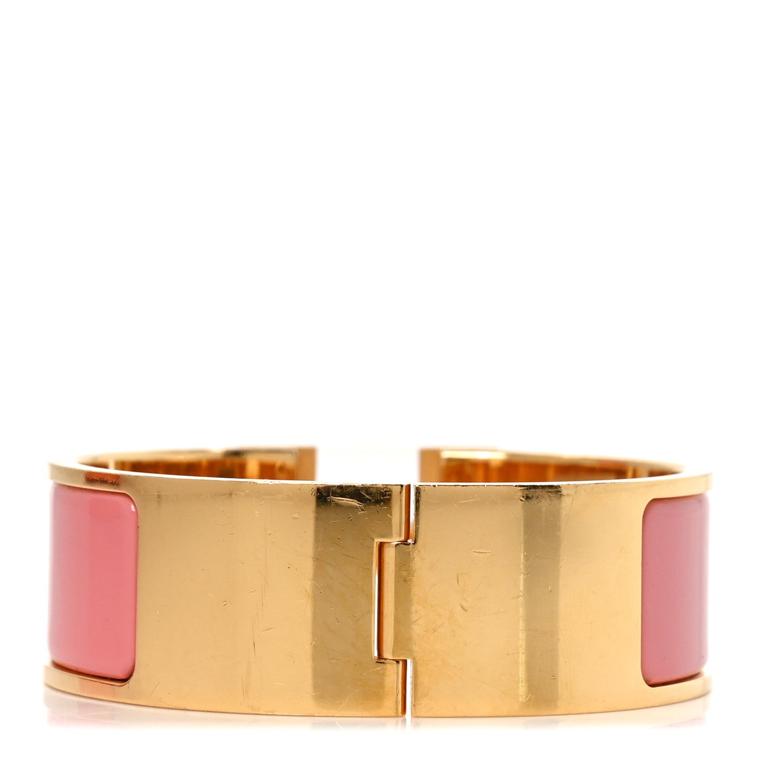Enamel Wide Clic Clac H Bracelet GM Papaye